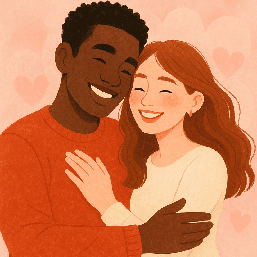Happy couple